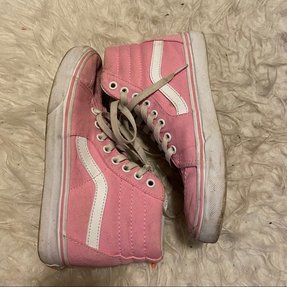 Pink Sk8 Hi Vans - Picture 3 of 5